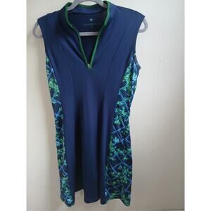 Tuckernuck Sport Athleisure Pickleball Dress Womens Small‎ Navy Blue Active